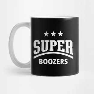 Super Boozers (Drinking Team / Booze / Alcohol / White) Mug